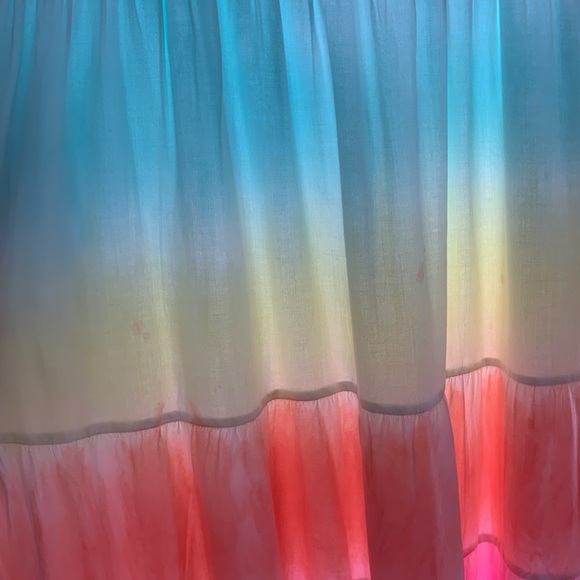 Crown & Ivy Tie Dye Pastel Maxi Dress Sz 12 NWOT - Picture 10 of 15